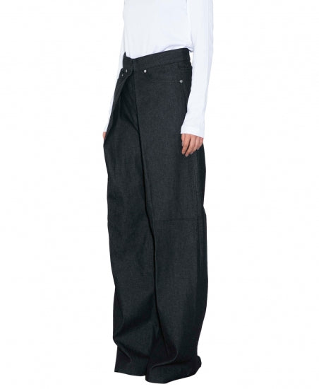 Womens rigid denim wide pants – JOHN LAWRENCE SULLIVAN