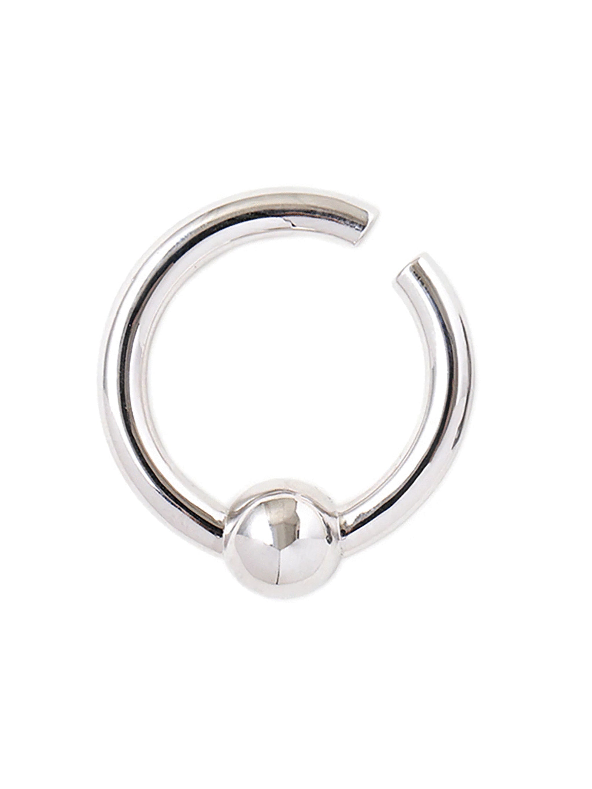 Captive bead ring ear cuff