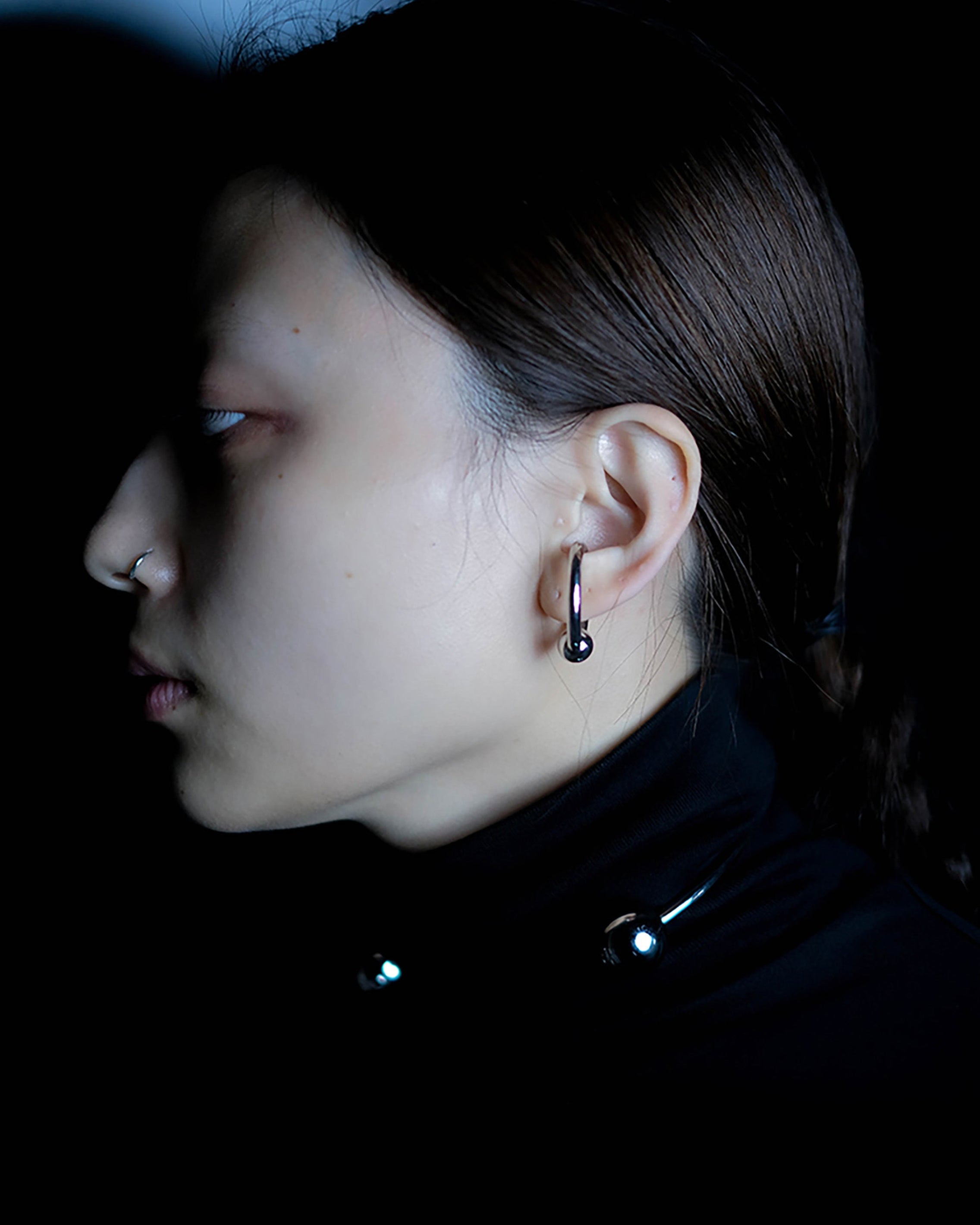 CAPTIVE BEAD RING EAR CUFF