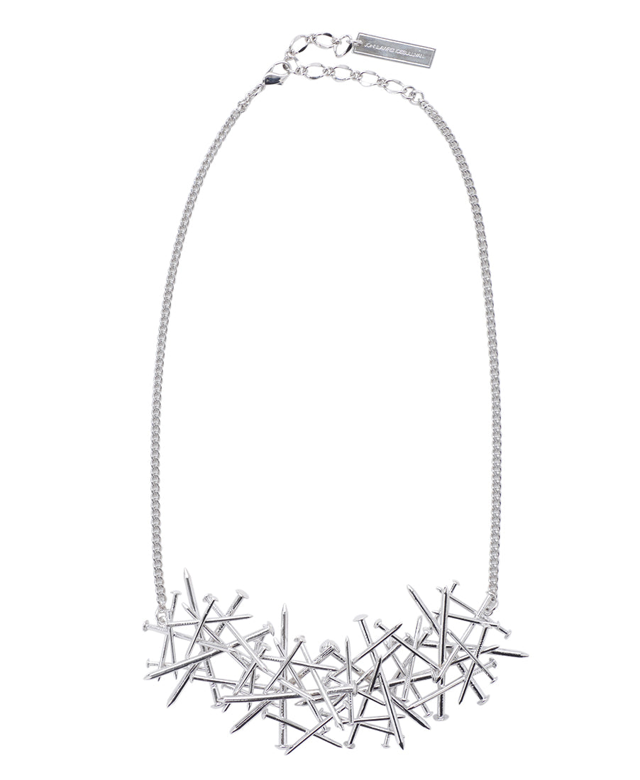 Intricate nail necklace