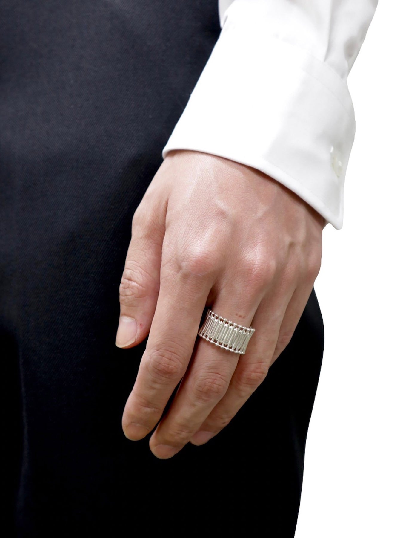 JOHN LAWRENCE SULLIVAN◇double finger ring/リング/SILVER/13号/GLD ...