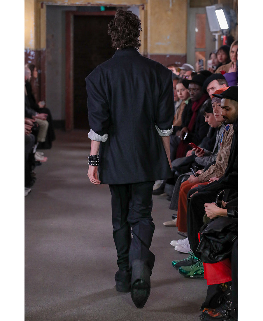 SIDE STRAP TROUSERS｜GREEN