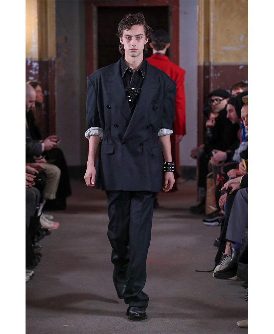 SIDE STRAP TROUSERS｜GREEN