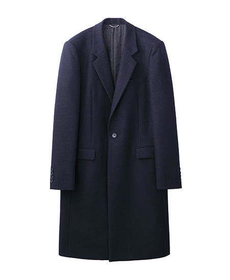 JOHN LAWRENCE SULLIVAN】MELTON CHESTERFIELD COAT-