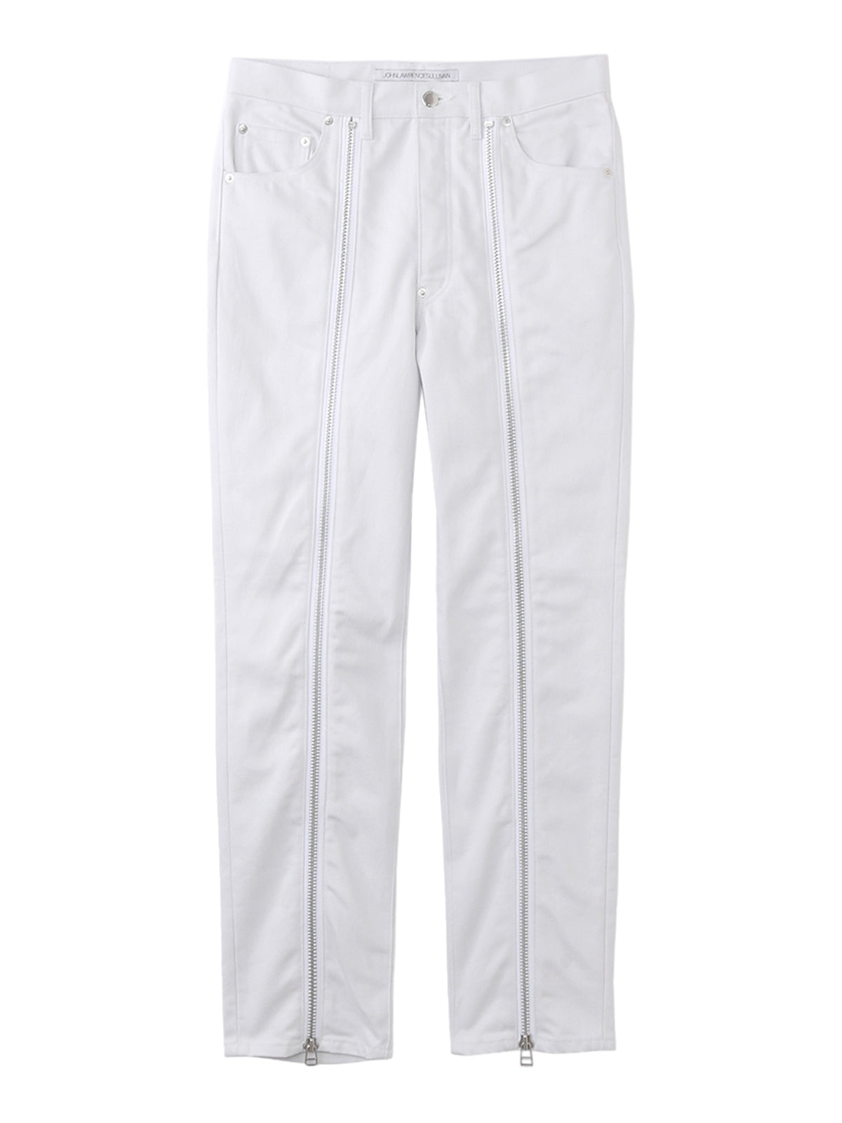 RIGID DENIM ZIP PANTS