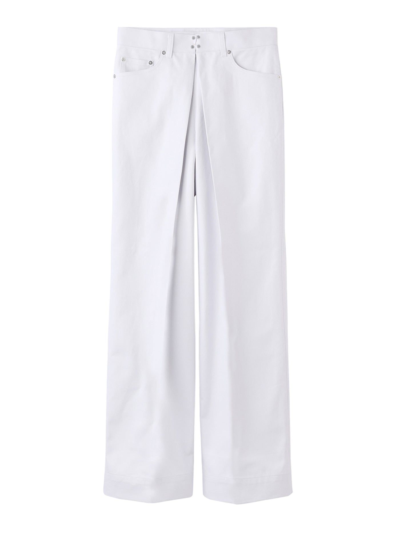 Rigid denim wide pants – JOHN LAWRENCE SULLIVAN