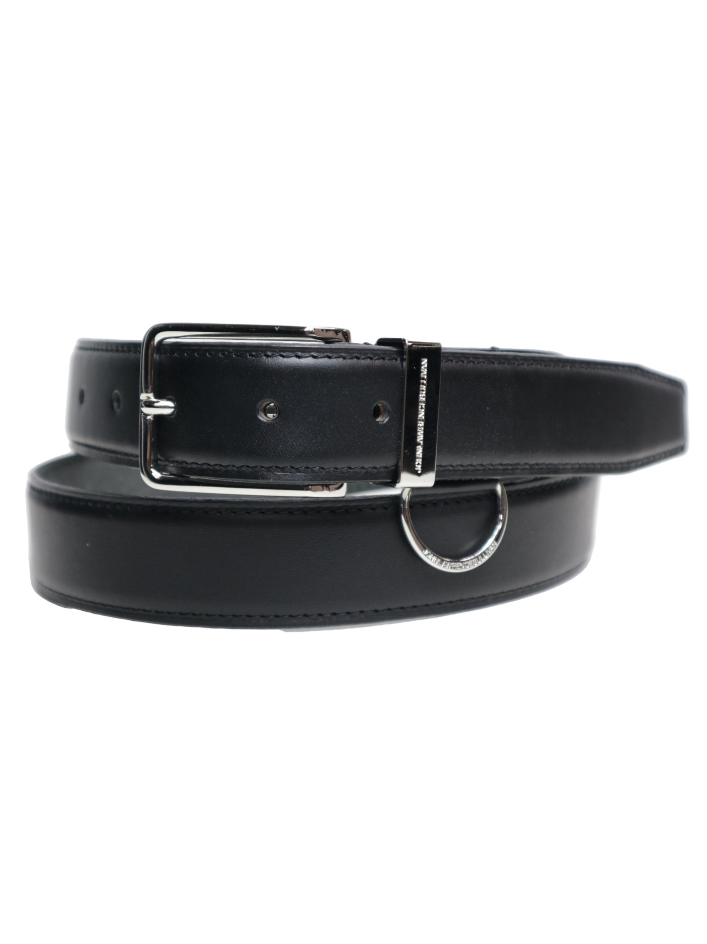 Pin buckle belt with d-ring
