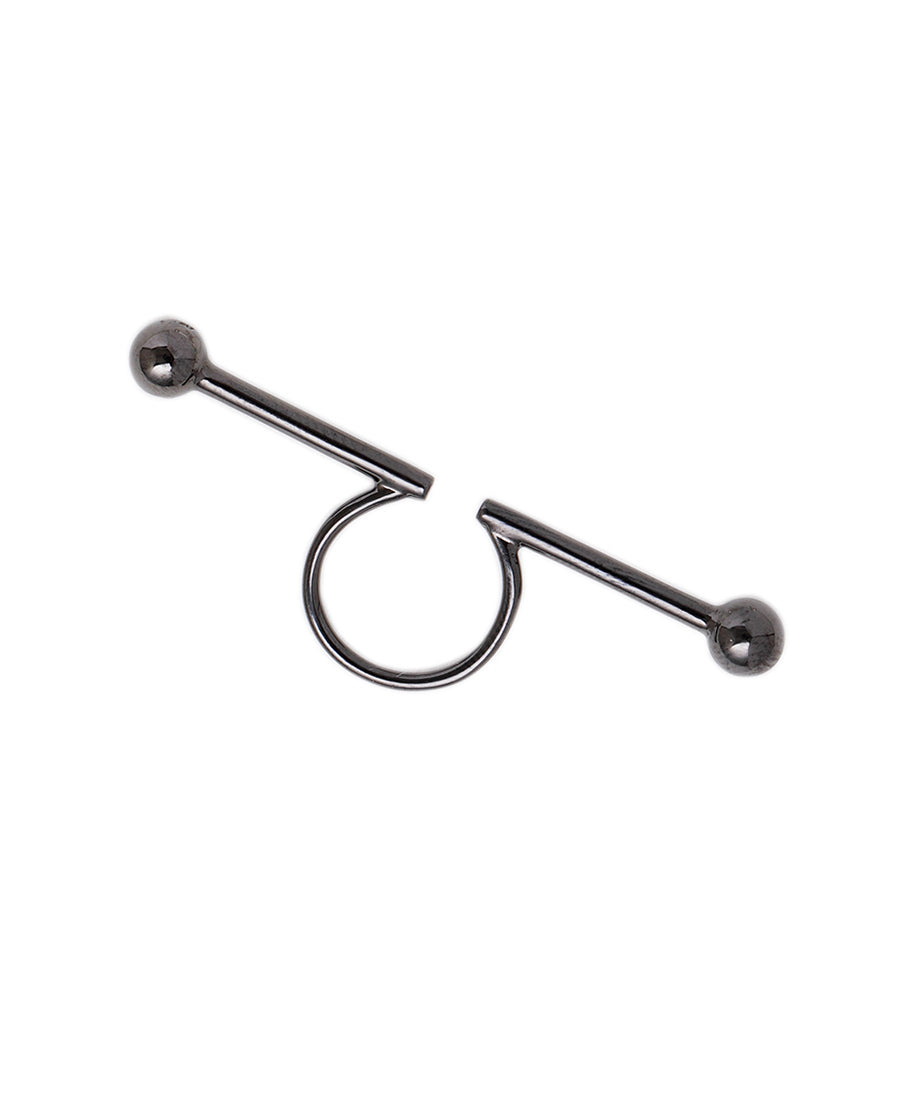 Straight barbell ear cuff