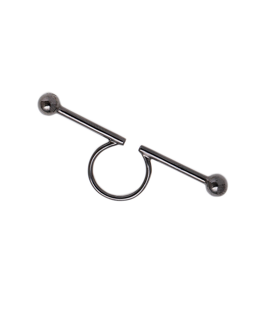 Straight barbell ear cuff – JOHN LAWRENCE SULLIVAN