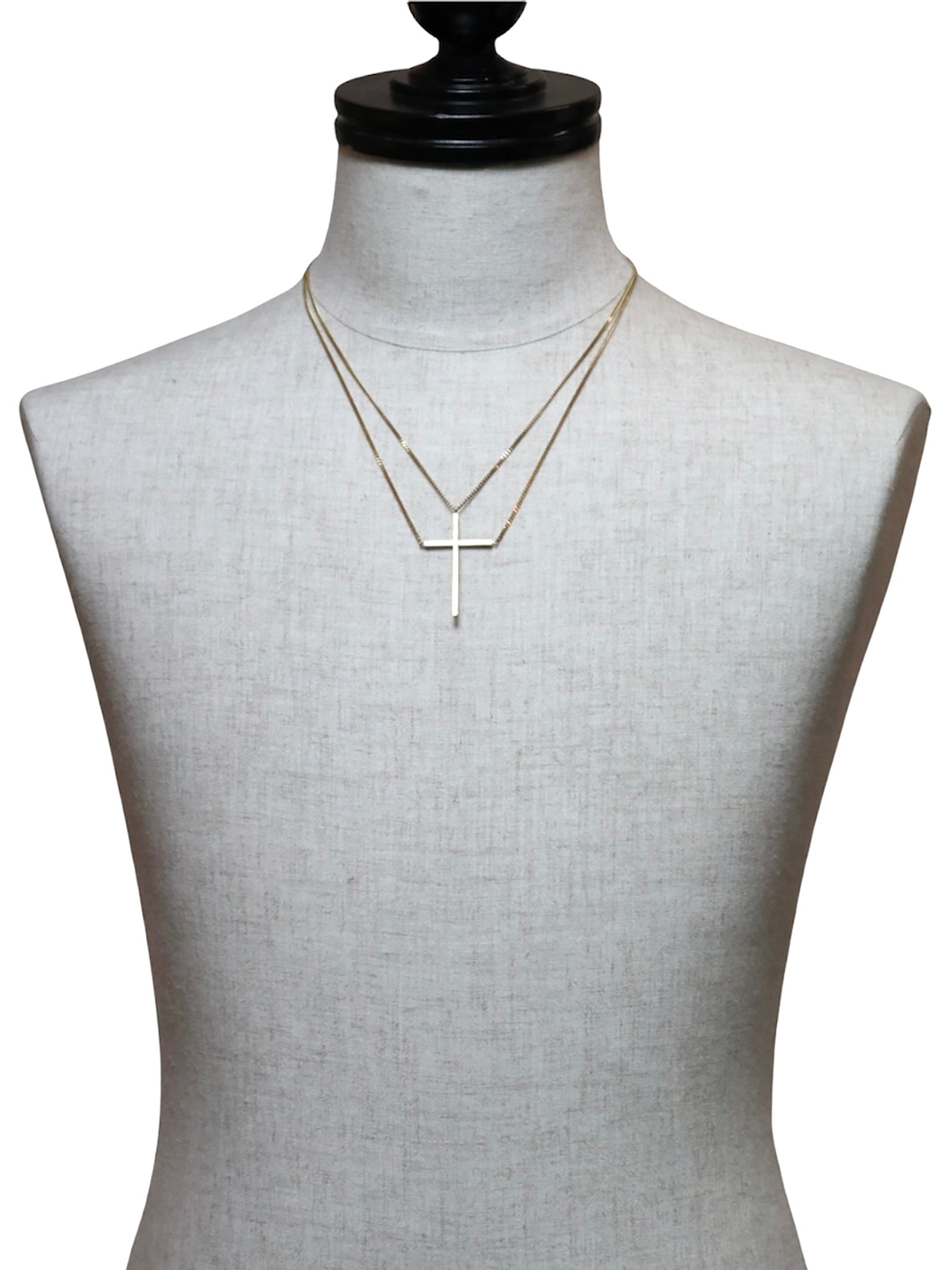 Silver snake chain necklace