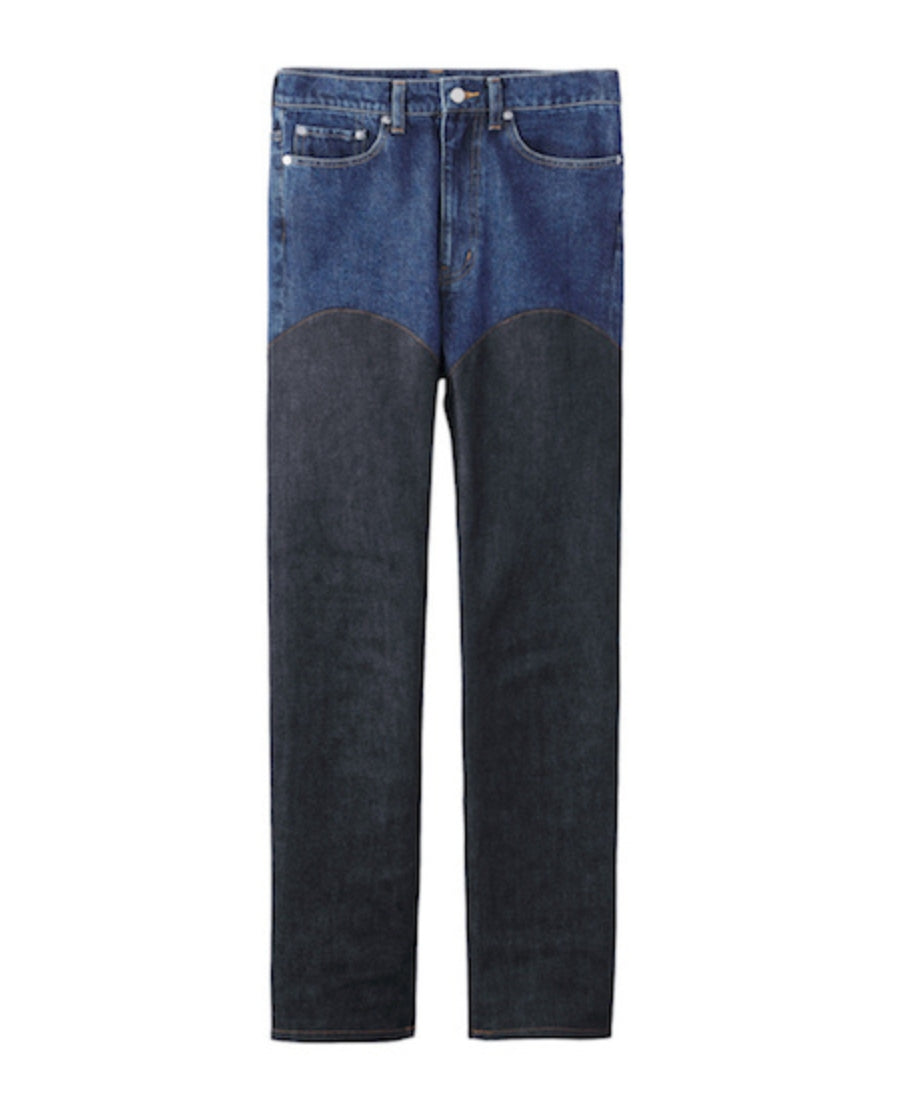 Womens denim & denim bi-color pants – JOHN LAWRENCE SULLIVAN