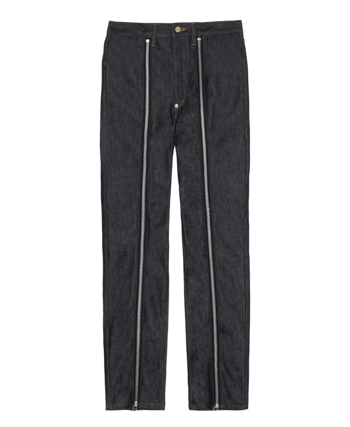 Womens rigid denim zipped pants – JOHN LAWRENCE SULLIVAN