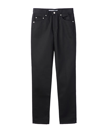 Rigid Denim Tapered Pants