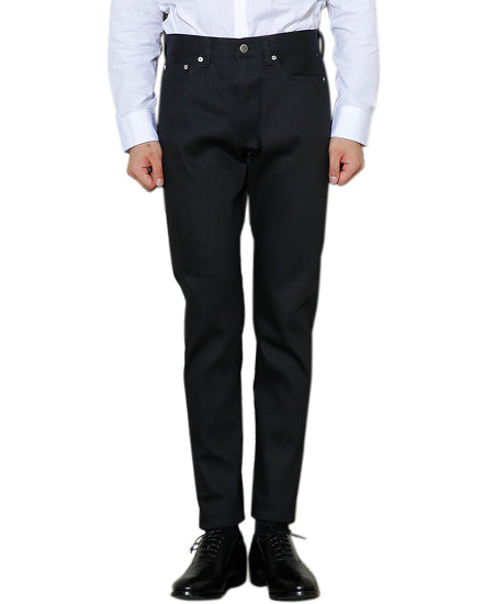 Rigid Denim Tapered Pants