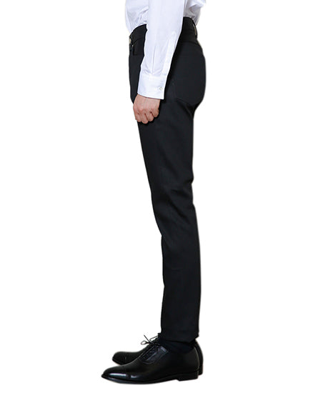 Rigid Denim Tapered Pants