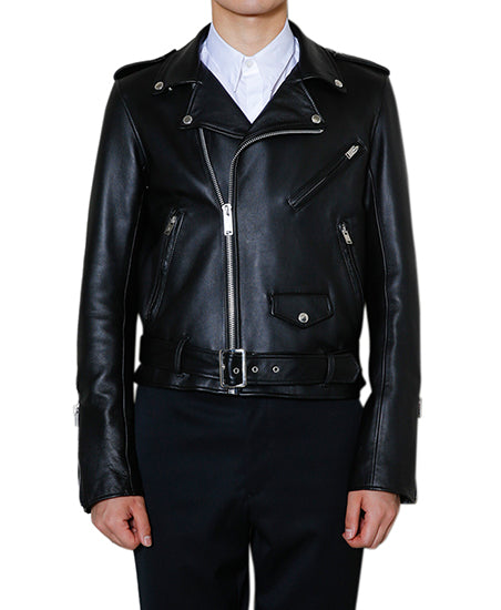 Leather biker jacket – JOHN LAWRENCE SULLIVAN