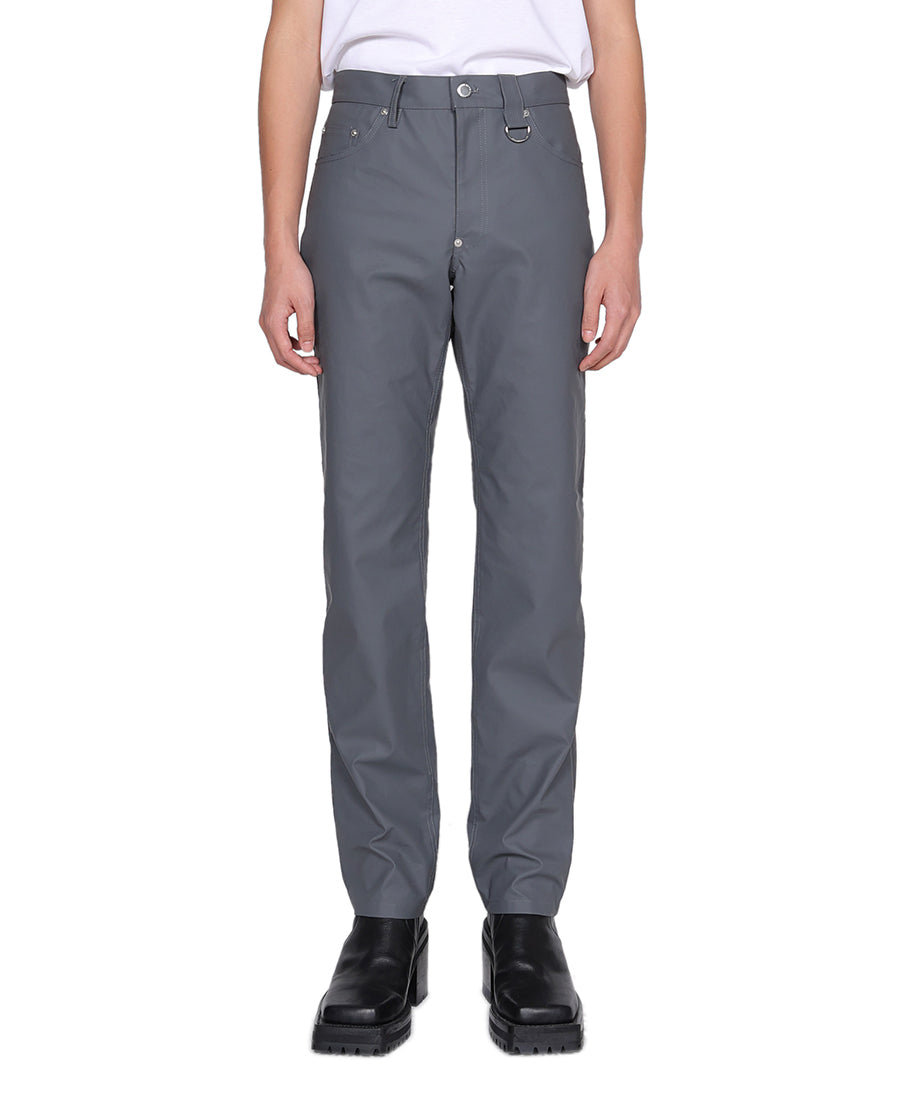 RUBBER COATED 5POCKET PANTS