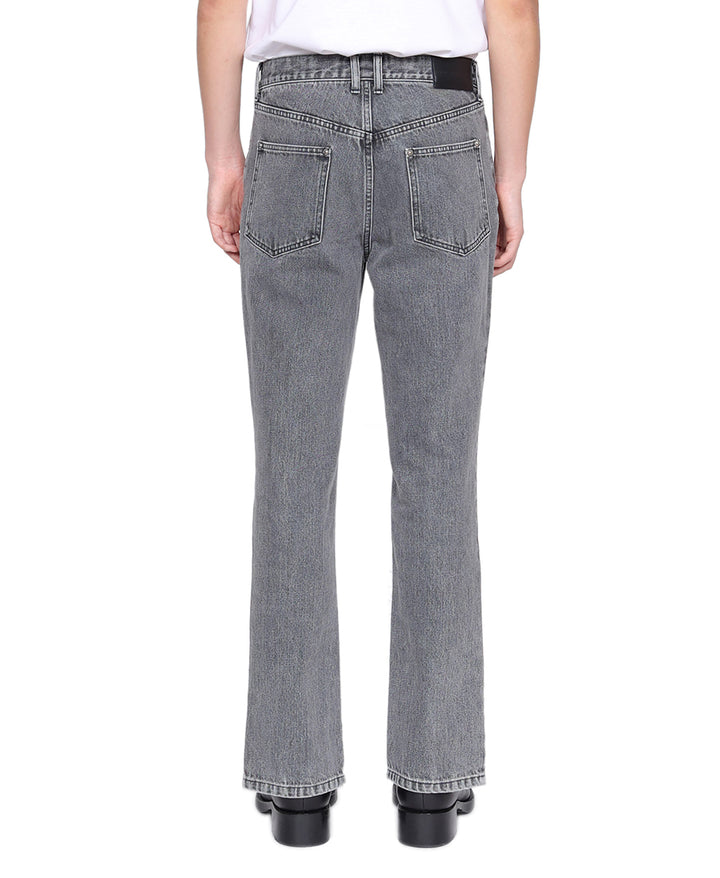 Washed denim zipped pants – JOHN LAWRENCE SULLIVAN